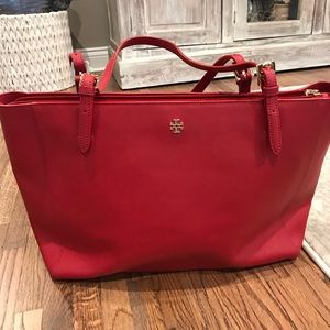 Red Tory Burch Tote